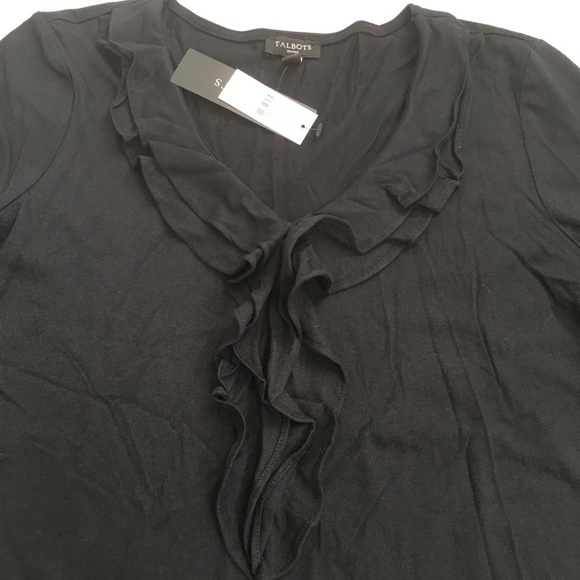 Talbots Black new with tags top - Picture 4 of 4